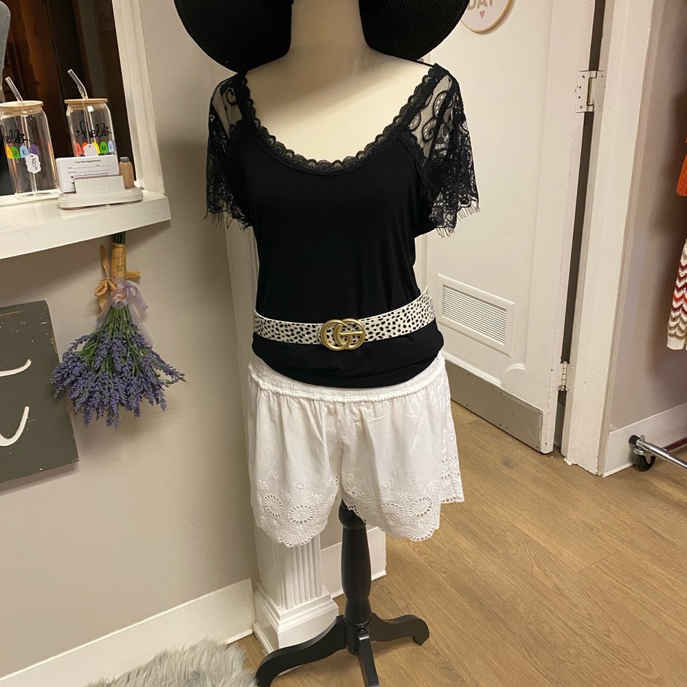 Double GG pony hair animal print belt 3 available